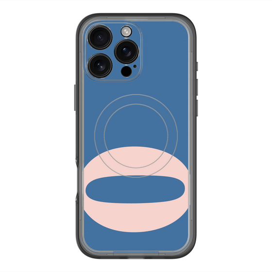 スリムプロテクションプレミアムケース with MagSafe［ オリジナル - initial color - Q navy ］