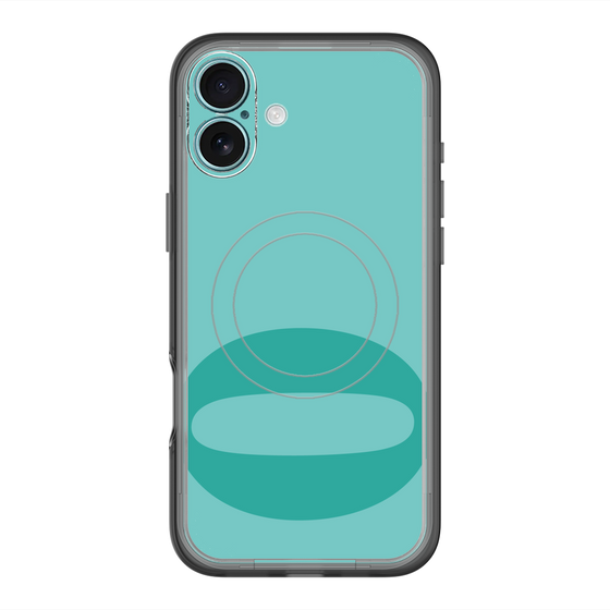 スリムプロテクションプレミアムケース with MagSafe［ オリジナル - initial color - Q light green ］