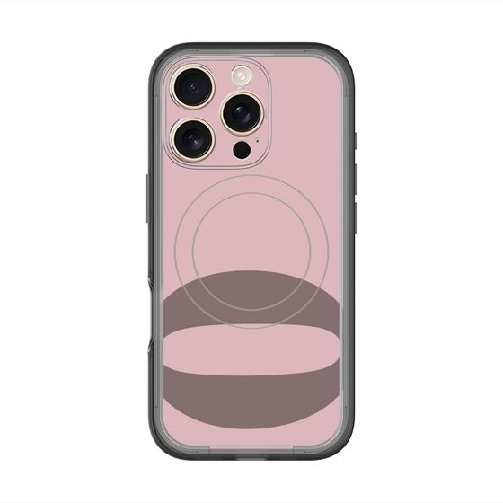 スリムプロテクションプレミアムケース with MagSafe［ オリジナル - initial color - Q dusty pink ］