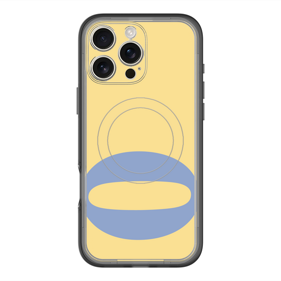 スリムプロテクションプレミアムケース with MagSafe［ オリジナル - initial color - Q yellow ］