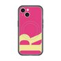 スリムプロテクションプレミアムケース with MagSafe［ オリジナル - initial color - R pink ］