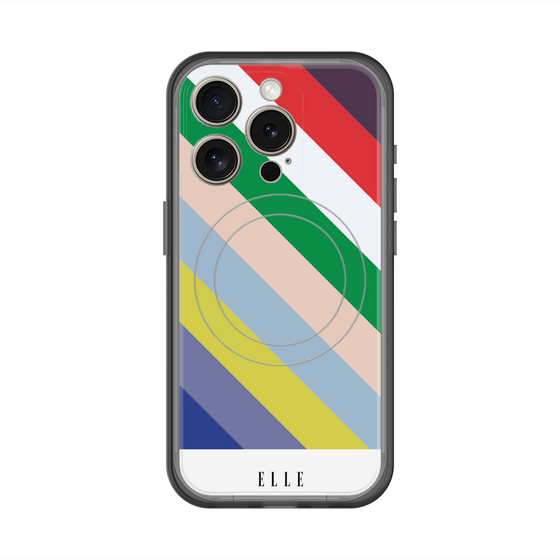 スリムプロテクションプレミアムケース with MagSafe［ ELLE - シック - スプリング ］