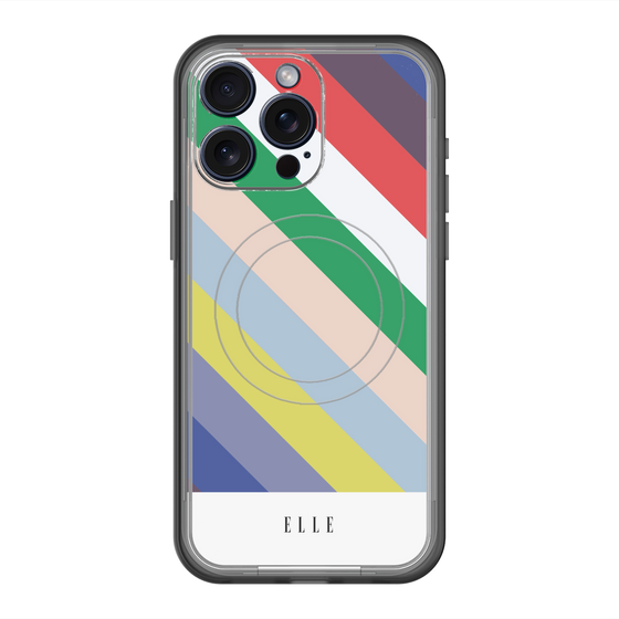 スリムプロテクションプレミアムケース with MagSafe［ ELLE - シック - スプリング ］