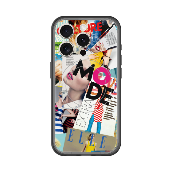 スリムプロテクションプレミアムケース with MagSafe［ ELLE - マガジン- カラー ］