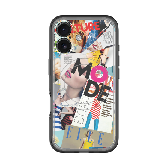 スリムプロテクションプレミアムケース with MagSafe［ ELLE - マガジン- カラー ］