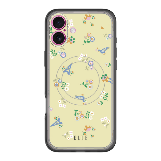 スリムプロテクションプレミアムケース with MagSafe［ ELLE - チャーミングパリ ］