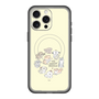 スリムプロテクションプレミアムケース with MagSafe［ こんにちは、いぬです - みんなそろって - ベージュ ］