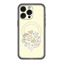 スリムプロテクションプレミアムケース with MagSafe［ こんにちは、いぬです - みんなそろって - ベージュ ］