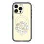 スリムプロテクションプレミアムケース with MagSafe［ こんにちは、いぬです - みんなそろって - ベージュ ］