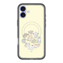 スリムプロテクションプレミアムケース with MagSafe［ こんにちは、いぬです - みんなそろって - ベージュ ］