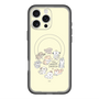 スリムプロテクションプレミアムケース with MagSafe［ こんにちは、いぬです - みんなそろって - ベージュ ］