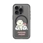 スリムプロテクションプレミアムケース with MagSafe［ もっさりもさお - みんないっしょ - クリア ］