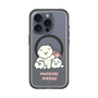 スリムプロテクションプレミアムケース with MagSafe［ もっさりもさお - みんないっしょ - クリア ］