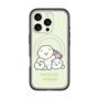 スリムプロテクションプレミアムケース with MagSafe［ もっさりもさお - みんないっしょ - グリーン ］