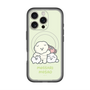 スリムプロテクションプレミアムケース with MagSafe［ もっさりもさお - みんないっしょ - グリーン ］