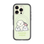 スリムプロテクションプレミアムケース with MagSafe［ もっさりもさお - みんないっしょ - グリーン ］