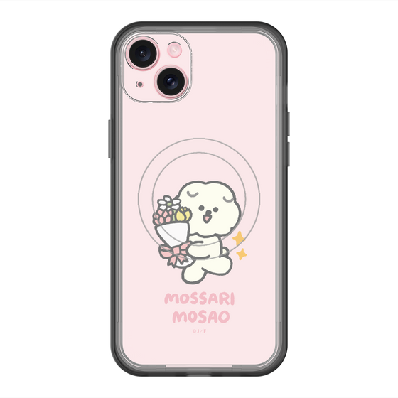 スリムプロテクションプレミアムケース with MagSafe［ もっさりもさお - お祝いもさ ］