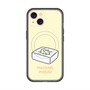 スリムプロテクションプレミアムケース with MagSafe［ もっさりもさお - おとうふマットレス ］