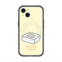 スリムプロテクションプレミアムケース with MagSafe［ もっさりもさお - おとうふマットレス ］