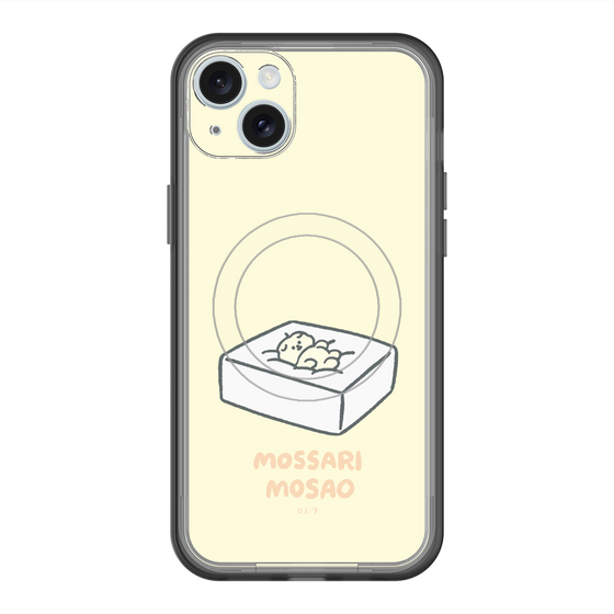 スリムプロテクションプレミアムケース with MagSafe［ もっさりもさお - おとうふマットレス ］
