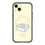 スリムプロテクションプレミアムケース with MagSafe［ もっさりもさお - おとうふマットレス ］
