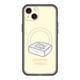 スリムプロテクションプレミアムケース with MagSafe［ もっさりもさお - おとうふマットレス ］
