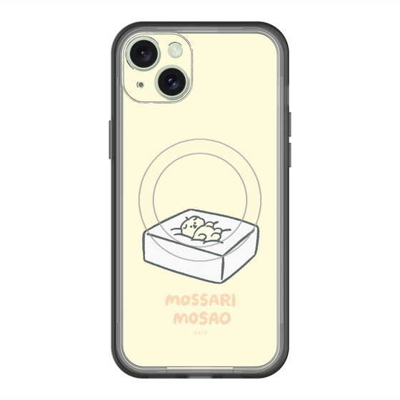 スリムプロテクションプレミアムケース with MagSafe［ もっさりもさお - おとうふマットレス ］