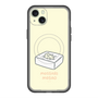 スリムプロテクションプレミアムケース with MagSafe［ もっさりもさお - おとうふマットレス ］
