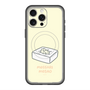 スリムプロテクションプレミアムケース with MagSafe［ もっさりもさお - おとうふマットレス ］