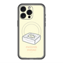 スリムプロテクションプレミアムケース with MagSafe［ もっさりもさお - おとうふマットレス ］