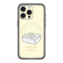 スリムプロテクションプレミアムケース with MagSafe［ もっさりもさお - おとうふマットレス ］