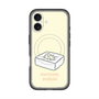 スリムプロテクションプレミアムケース with MagSafe［ もっさりもさお - おとうふマットレス ］