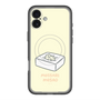 スリムプロテクションプレミアムケース with MagSafe［ もっさりもさお - おとうふマットレス ］