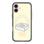 スリムプロテクションプレミアムケース with MagSafe［ もっさりもさお - おとうふマットレス ］