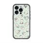 スリムプロテクションプレミアムケース with MagSafe［ もっさりもさお - もさおがいっぱい - グリーン ］