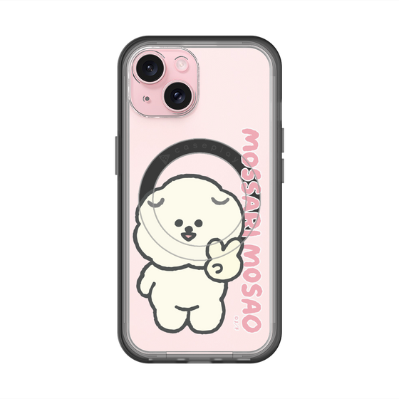 スリムプロテクションプレミアムケース with MagSafe［ もっさりもさお - ピスもさ ］