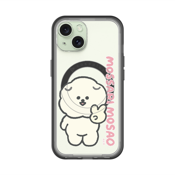 スリムプロテクションプレミアムケース with MagSafe［ もっさりもさお - ピスもさ ］