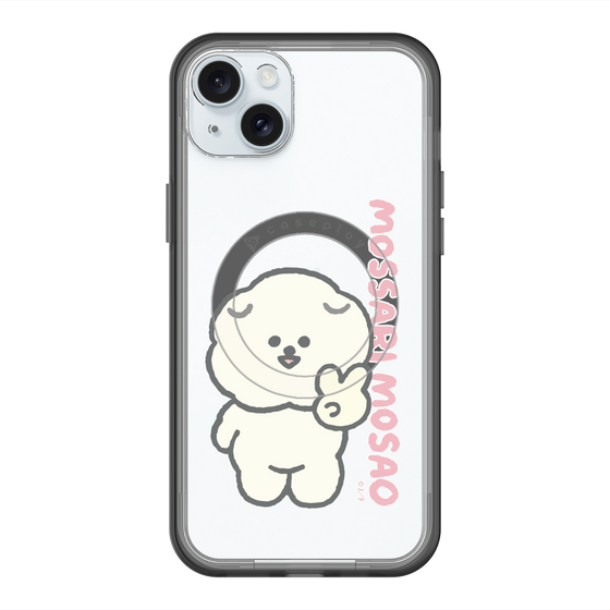 スリムプロテクションプレミアムケース with MagSafe［ もっさりもさお - ピスもさ ］