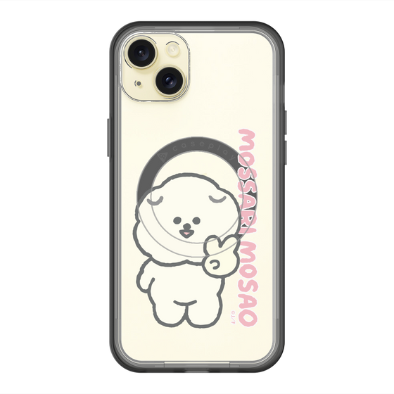 スリムプロテクションプレミアムケース with MagSafe［ もっさりもさお - ピスもさ ］