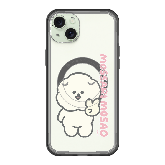 スリムプロテクションプレミアムケース with MagSafe［ もっさりもさお - ピスもさ ］