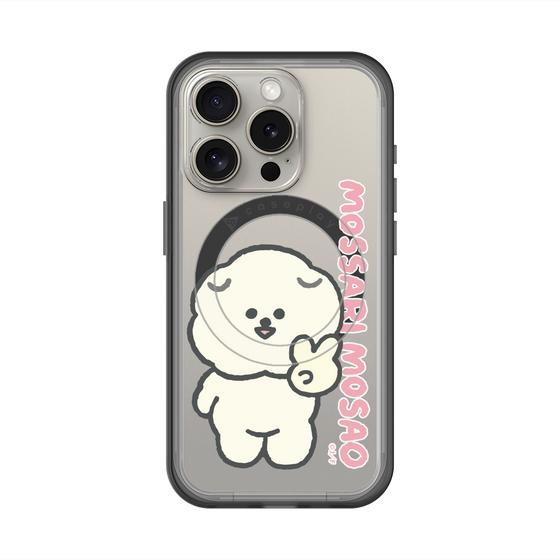 スリムプロテクションプレミアムケース with MagSafe［ もっさりもさお - ピスもさ ］
