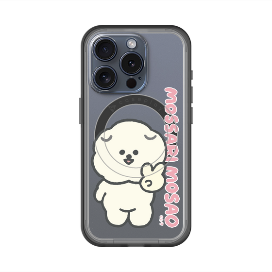 スリムプロテクションプレミアムケース with MagSafe［ もっさりもさお - ピスもさ ］