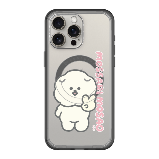 スリムプロテクションプレミアムケース with MagSafe［ もっさりもさお - ピスもさ ］