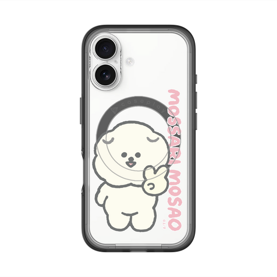 スリムプロテクションプレミアムケース with MagSafe［ もっさりもさお - ピスもさ ］