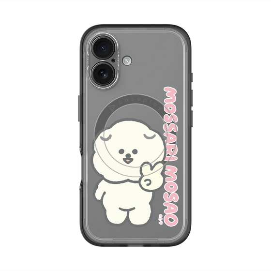 スリムプロテクションプレミアムケース with MagSafe［ もっさりもさお - ピスもさ ］
