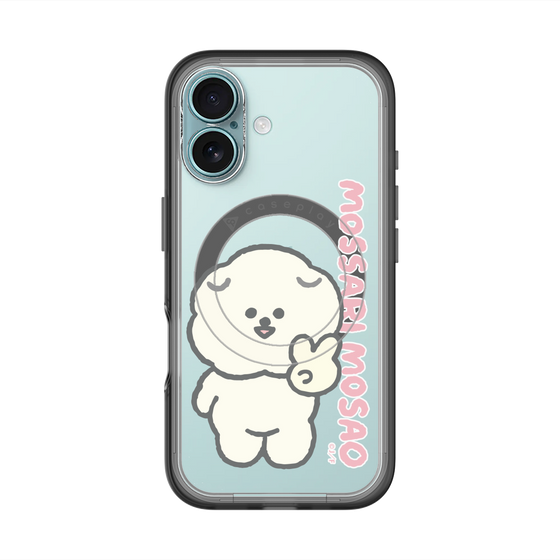 スリムプロテクションプレミアムケース with MagSafe［ もっさりもさお - ピスもさ ］