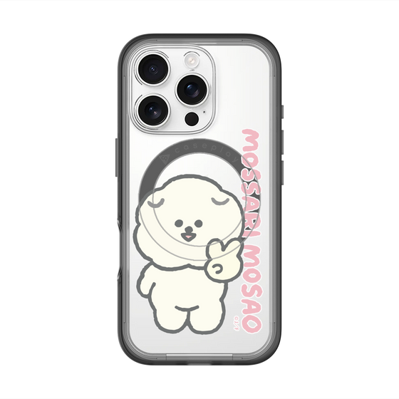スリムプロテクションプレミアムケース with MagSafe［ もっさりもさお - ピスもさ ］