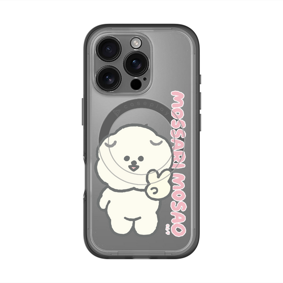 スリムプロテクションプレミアムケース with MagSafe［ もっさりもさお - ピスもさ ］
