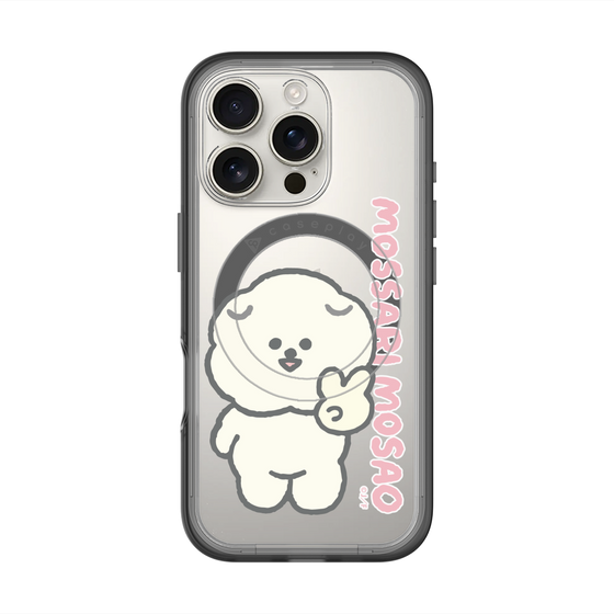 スリムプロテクションプレミアムケース with MagSafe［ もっさりもさお - ピスもさ ］