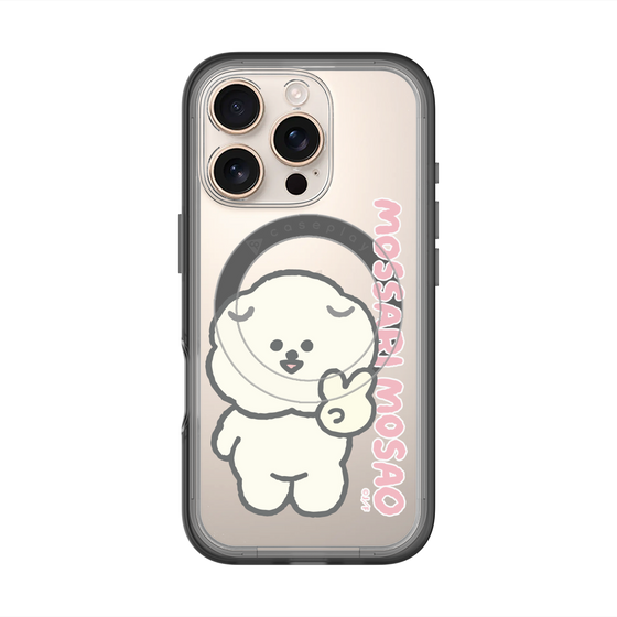 スリムプロテクションプレミアムケース with MagSafe［ もっさりもさお - ピスもさ ］